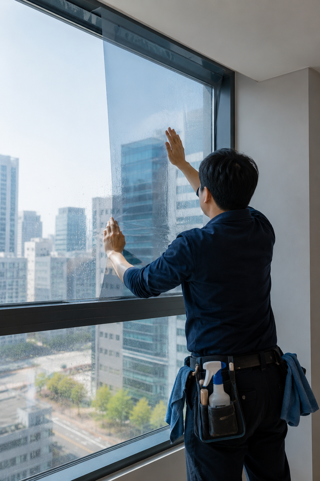 Korea Window Solution 유리 썬팅 시공 이미지